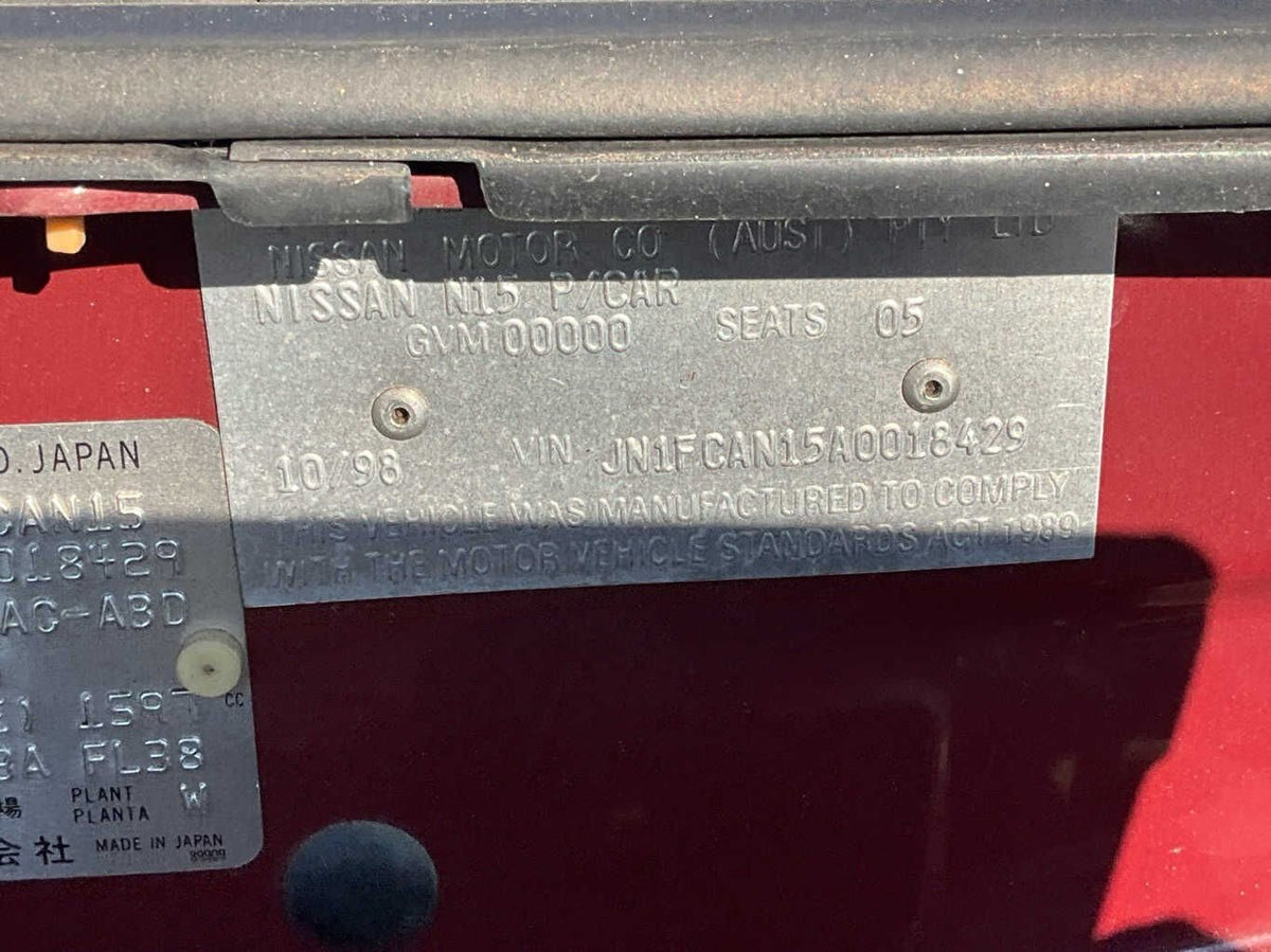 1998 Nissan Pulsar N15