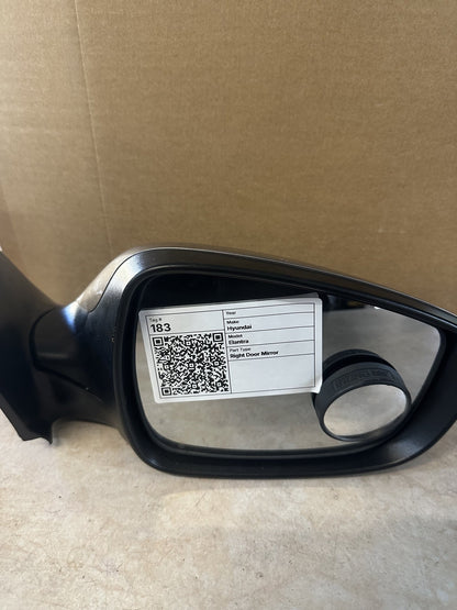 2013-2015 Hyundai Elantra Right Door Mirror