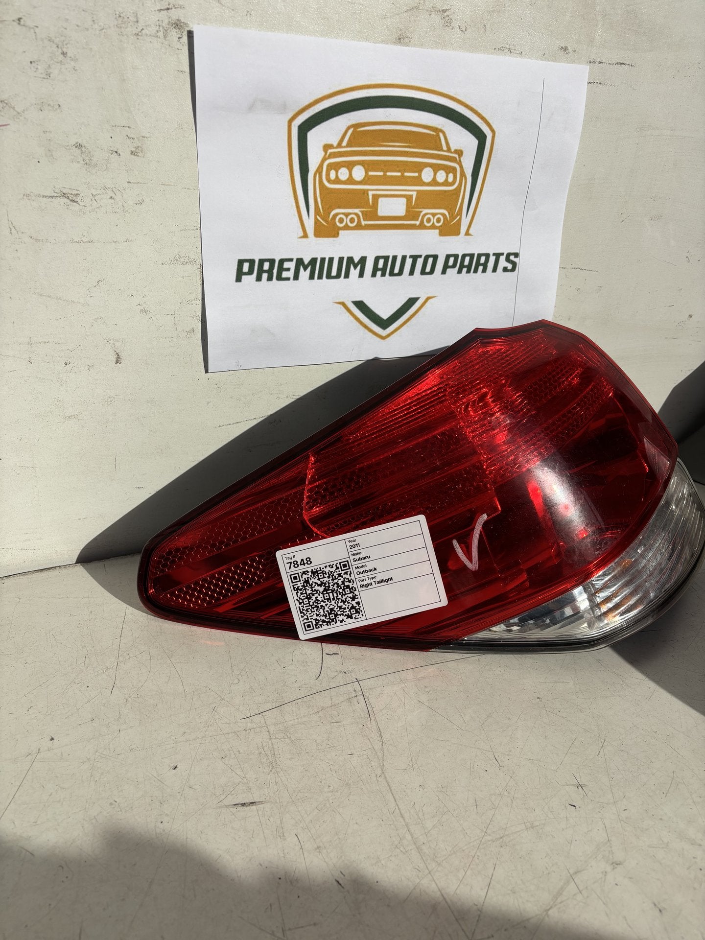 2011  BR Left Taillight