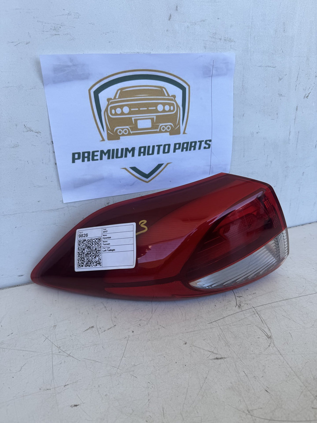 2017 Hyundai Tucson Station Wagon Left Taillight