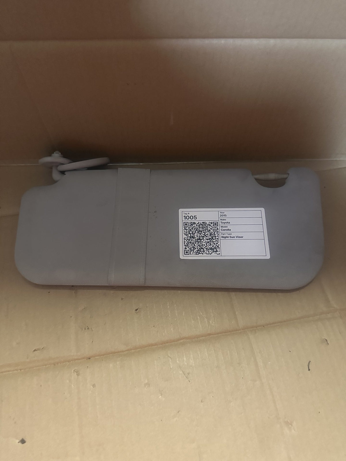 2015 Toyota Corolla - Right Sun Visor