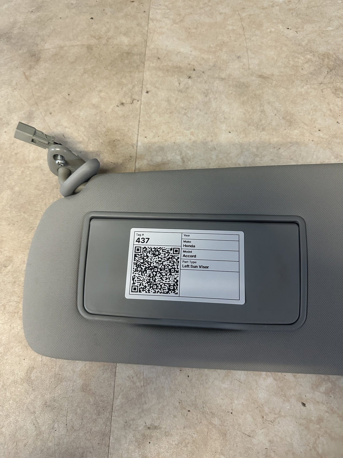 2008-2015 Honda Accord Sedan Left Sun Visor