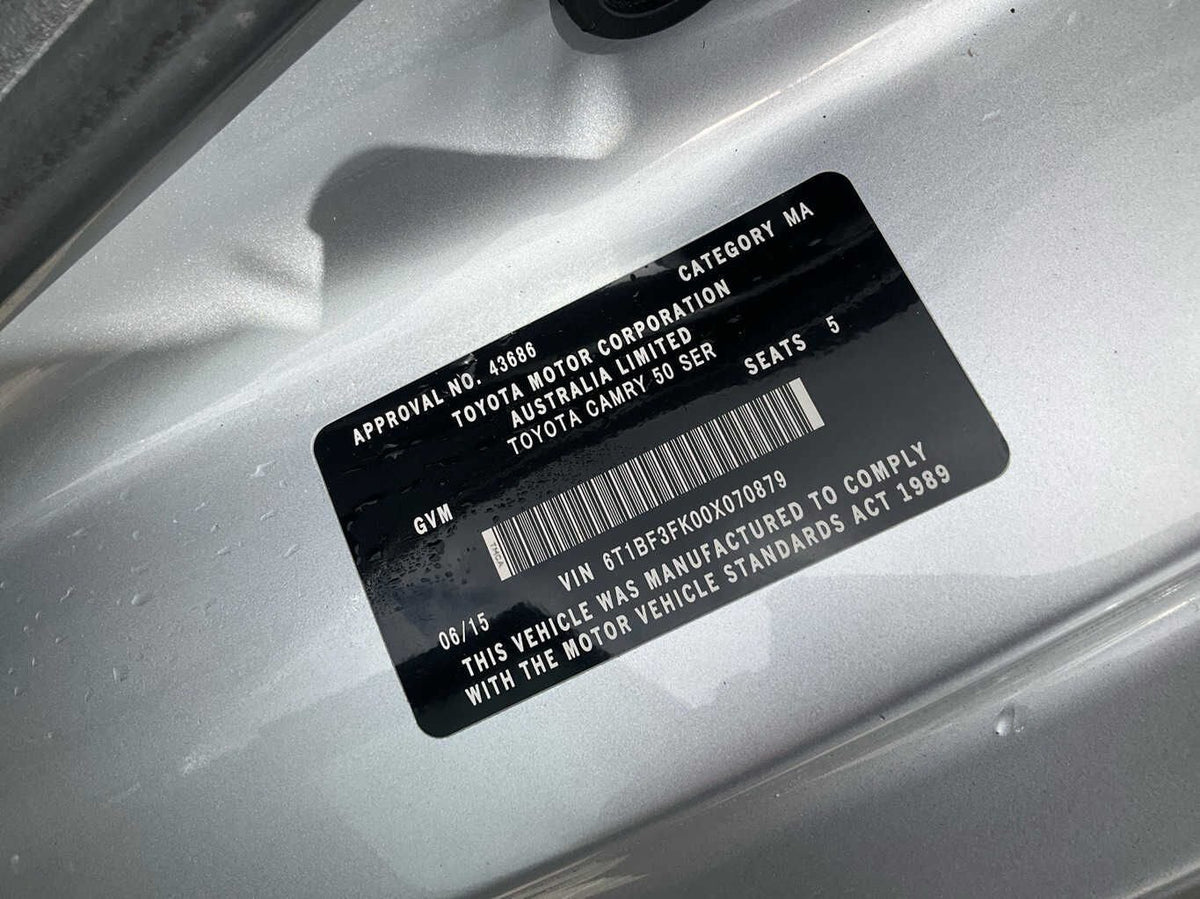2015 Toyota Camry Altise XV50