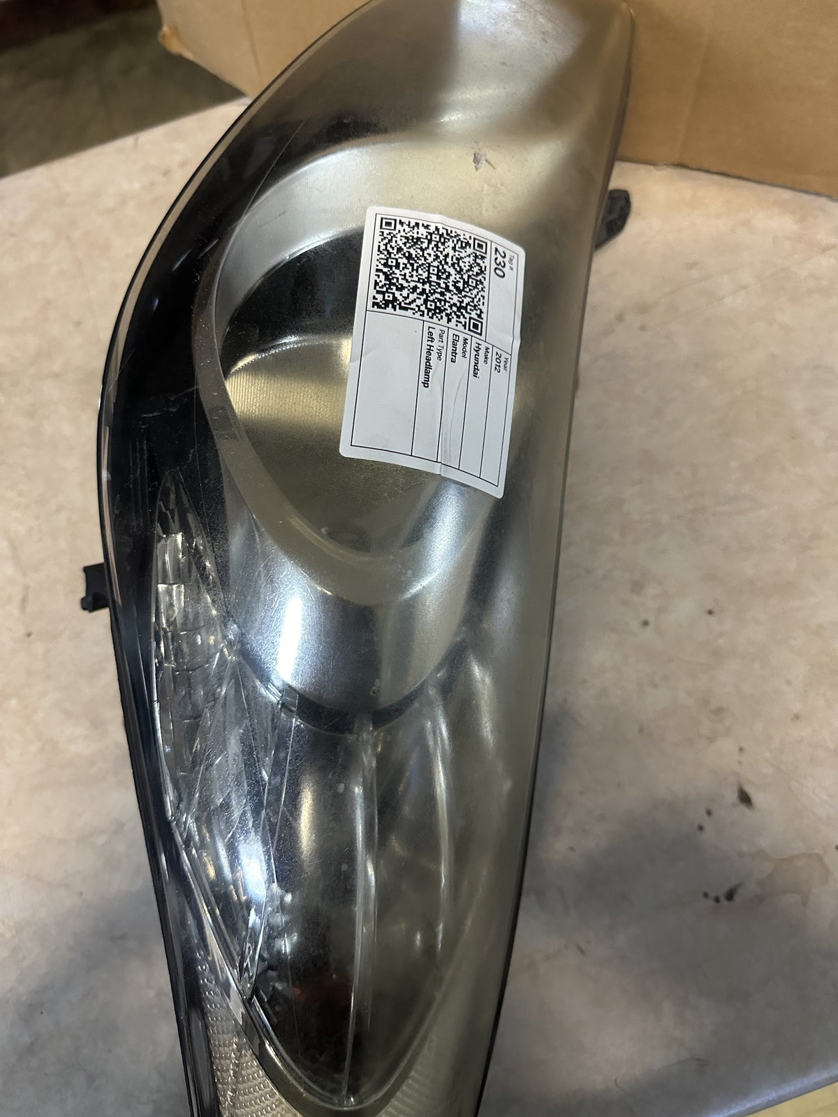 2011-2016 Hyundai Elantra Sedan Left Headlight