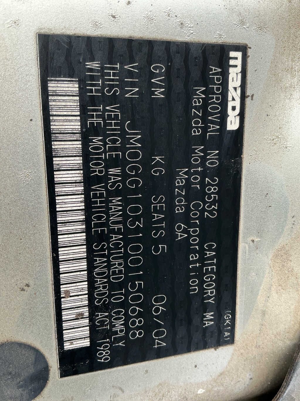2004 Mazda Xedos 6