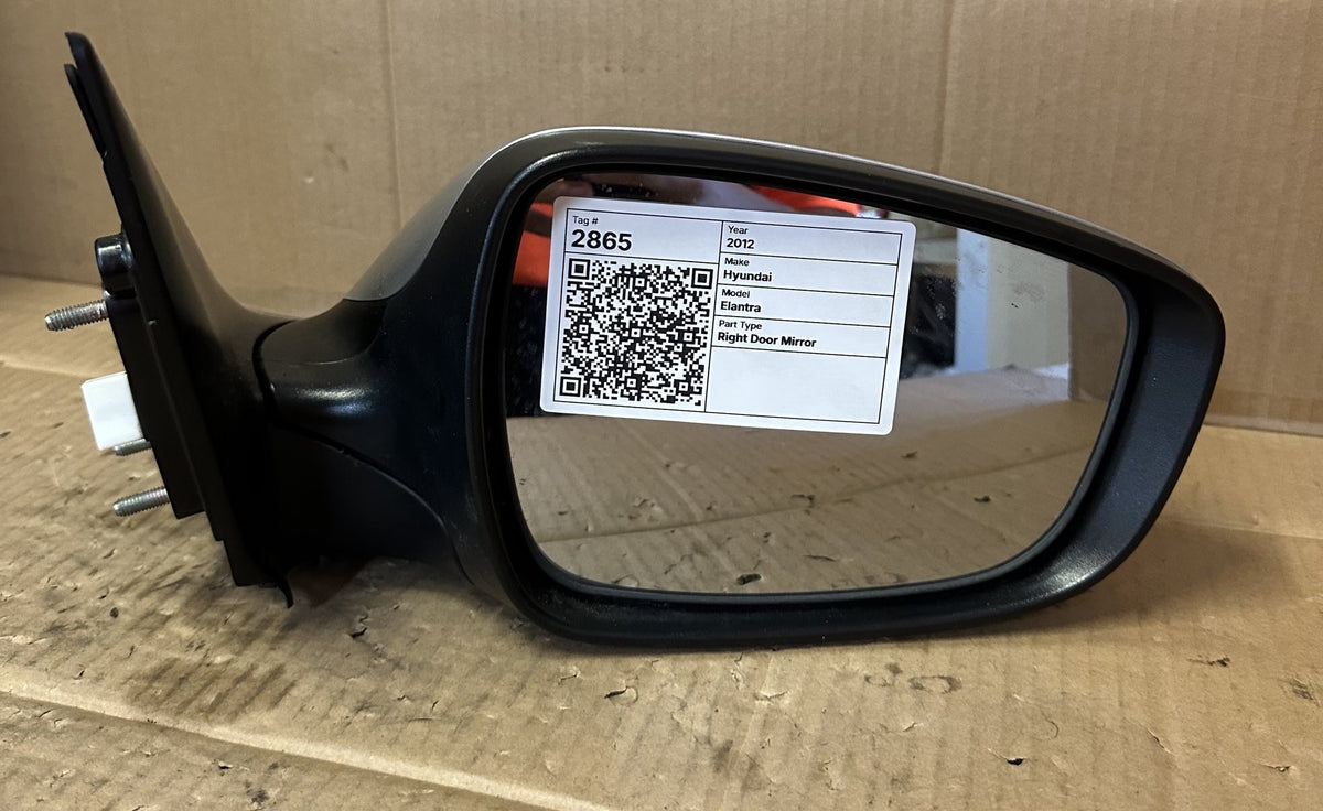 2012 Hyundai Elantra MD Sedan Right Door Mirror 023404