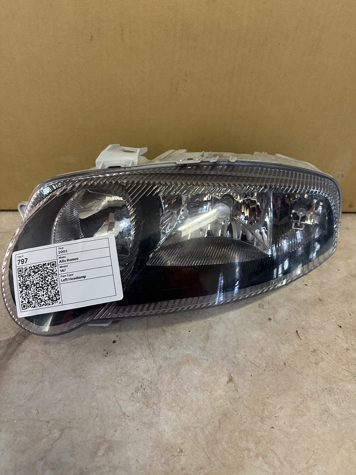 2003 Alfa Romeo 147 147 Hatchback Left Headlight