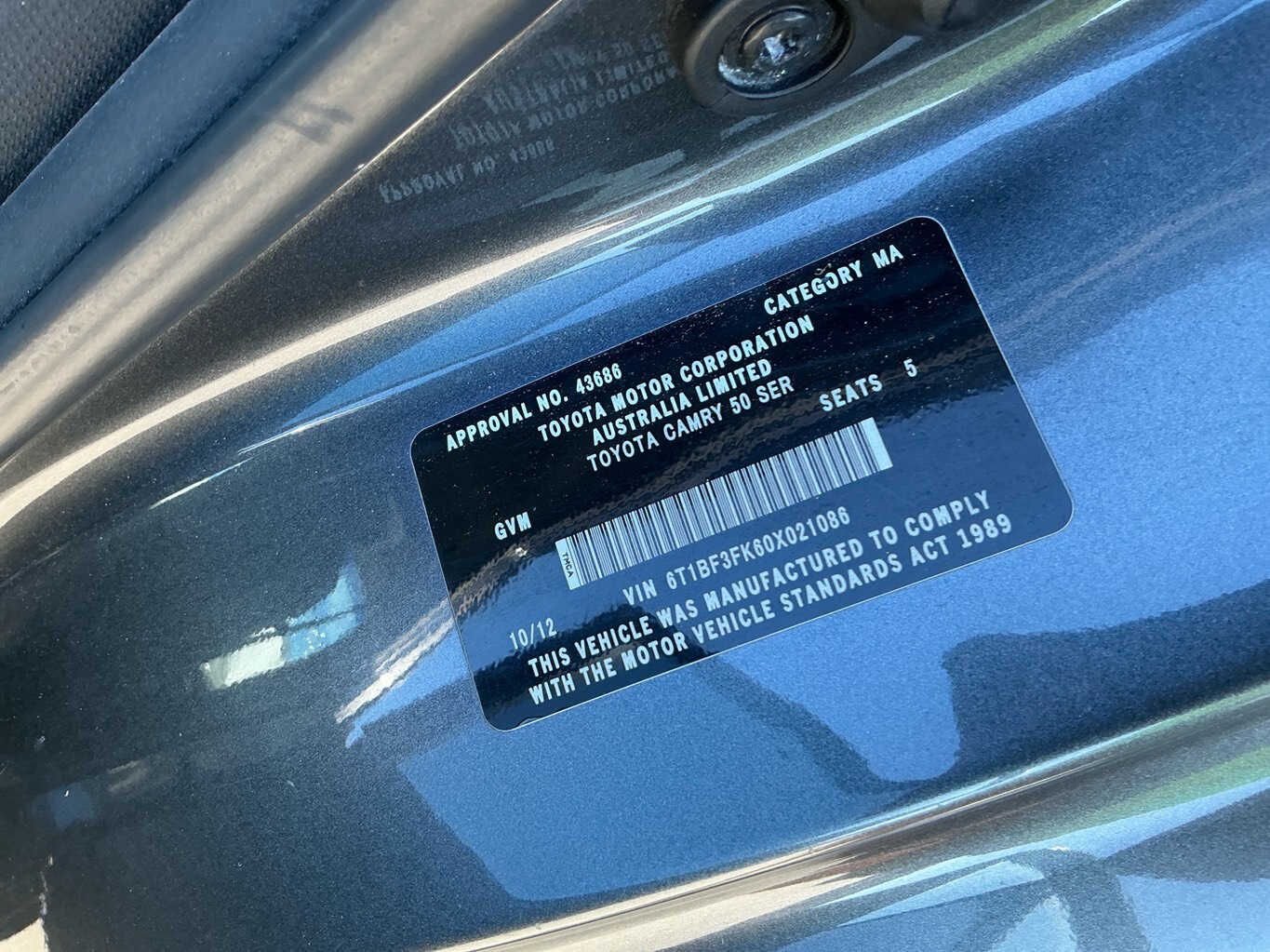 2012 Toyota Carina E