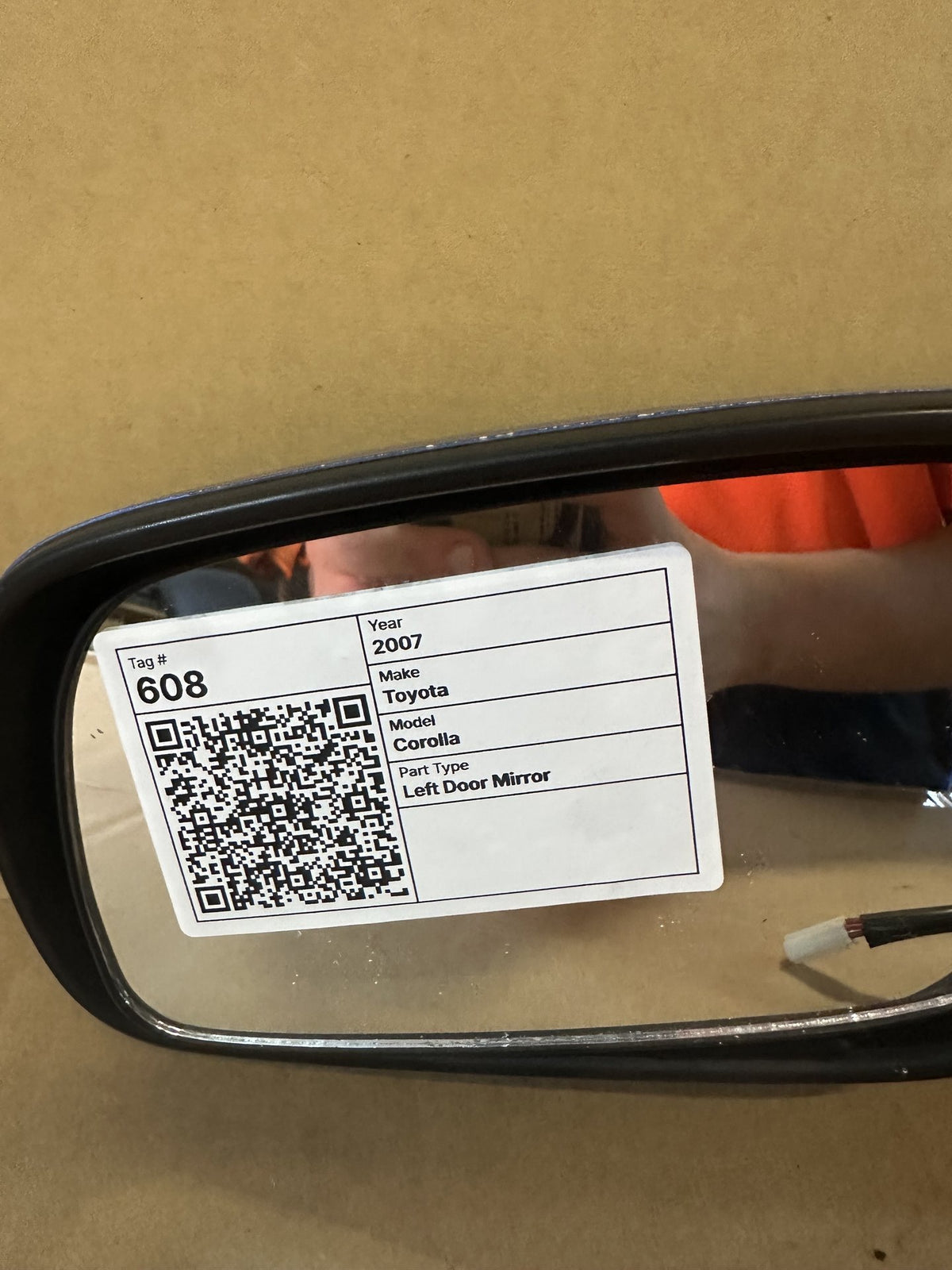 2007 Toyota Corolla Corolla Hatchback Left Door Mirror AA2102