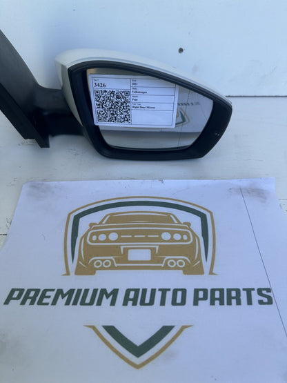 2011 Volkswagen Polo Hatchback Right Door Mirror 024542