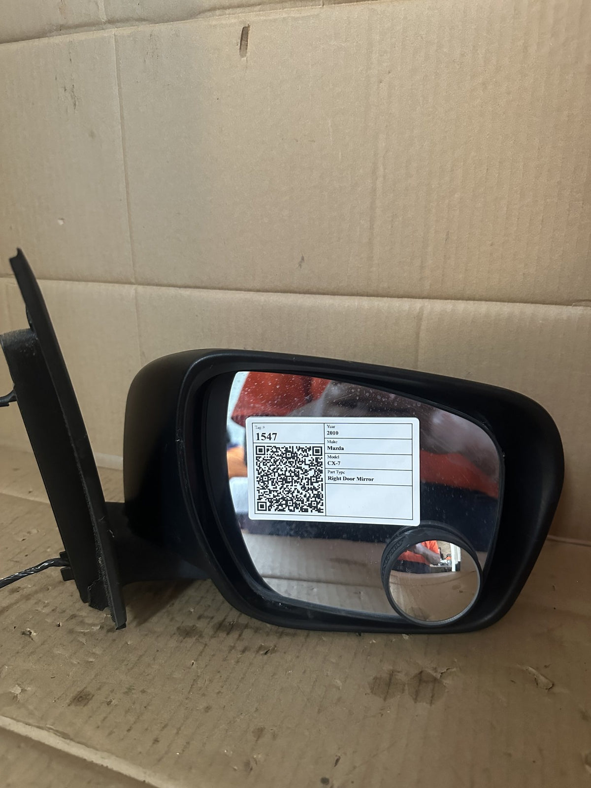 2010 Mazda CX-7 CX-7 Right Door Mirror 022284