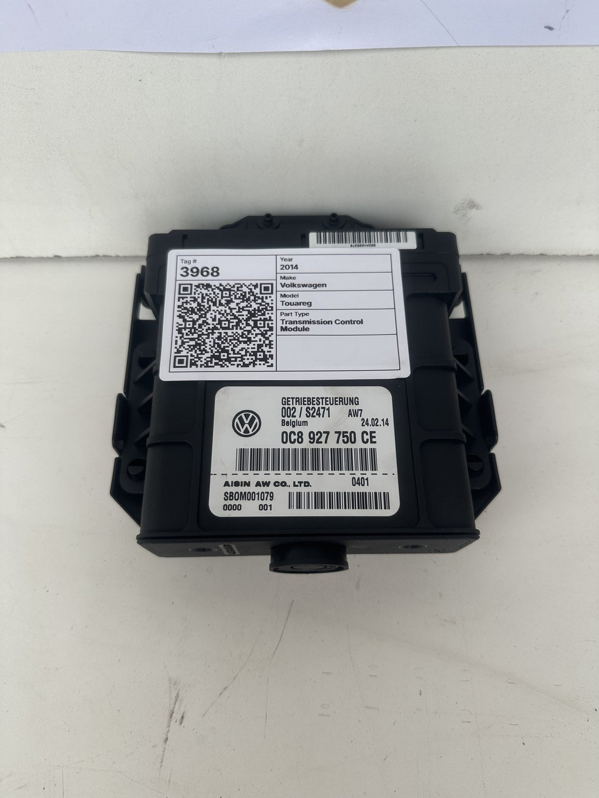 2010-2018 Volkswagen Touareg MK2- 7P SUV Transmission Control Module 0C8927750CE