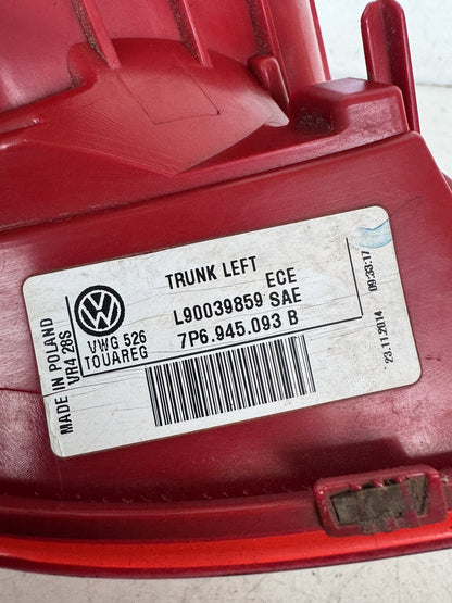 2015 Volkswagen Touareg MK2 - 7P Station Wagon Left Boot Light
