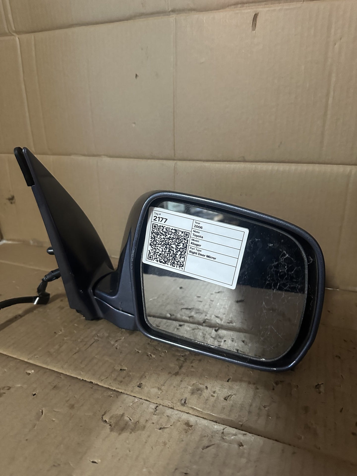 2006 Toyota Kluger MCU28R Station Wagon Right Door Mirror 012142