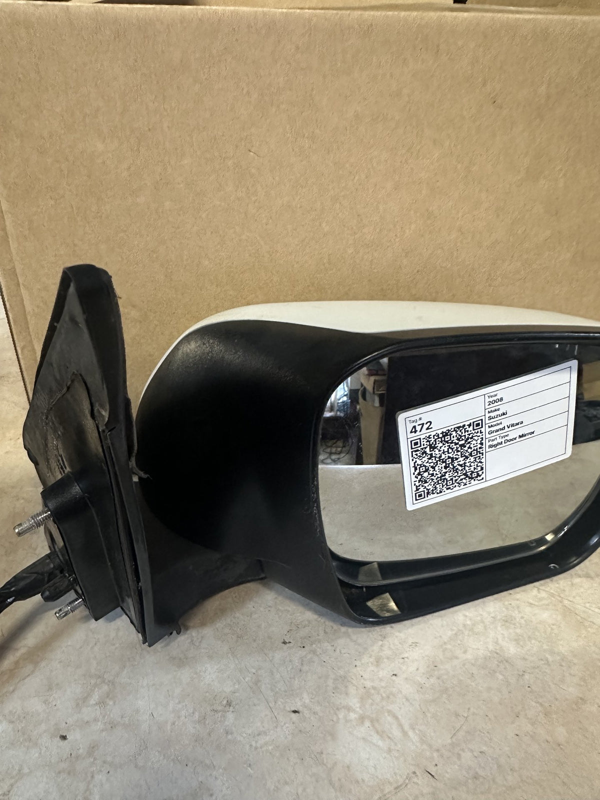 2008 Suzuki Grand Vitara Grand Vitara Station Wagon Right Door Mirror 012289