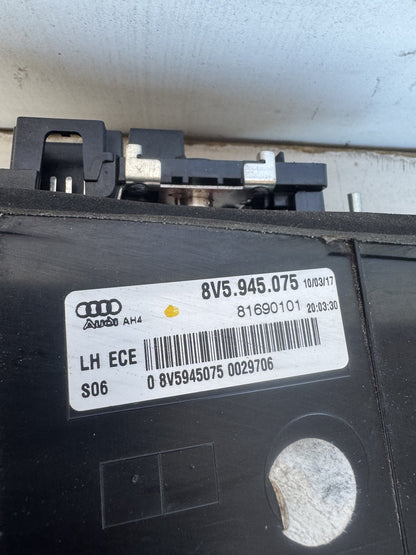 2017 Audi A3 Sedan Left Boot Light