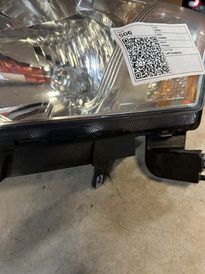 2014 Holden Cruze Cruze Left Headlight 12412