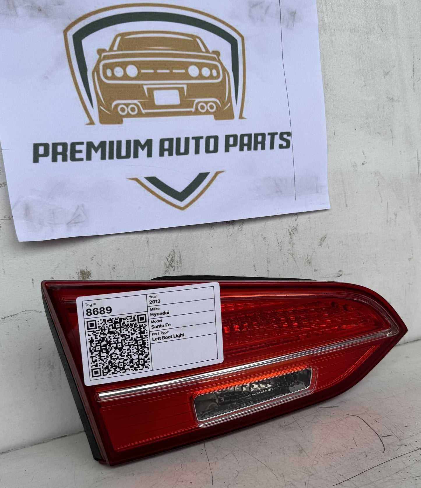 2013 Hyundai Santa Fe DM Station Wagon Left Boot Light