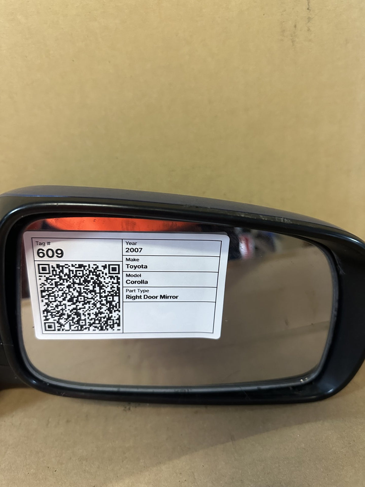 2007 Toyota Corolla Corolla Hatchback Right Door Mirror AA2102
