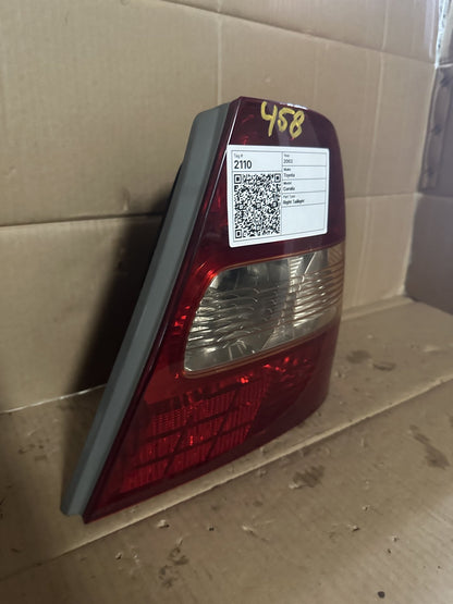 2003 Toyota Corolla E120 Sedan Right Taillight 12280