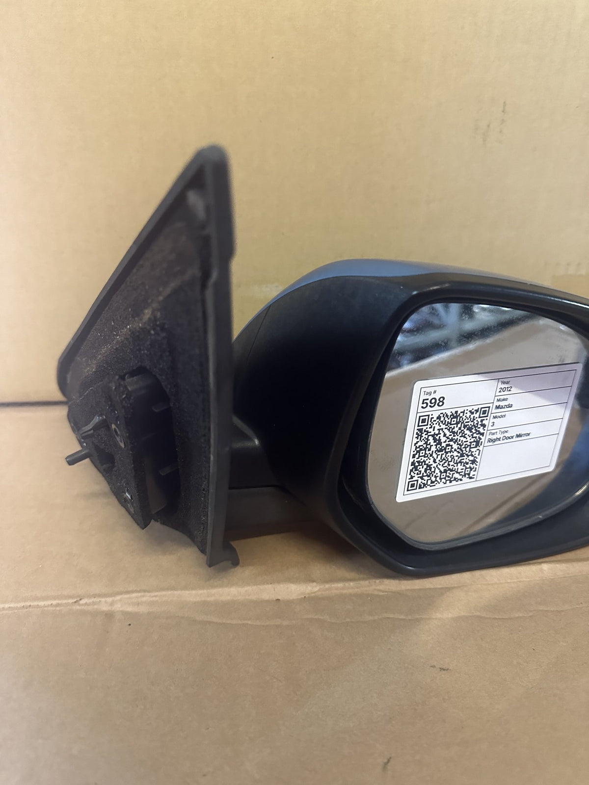 2012 Mazda 3 3 Hatchback Right Door Mirror 022684