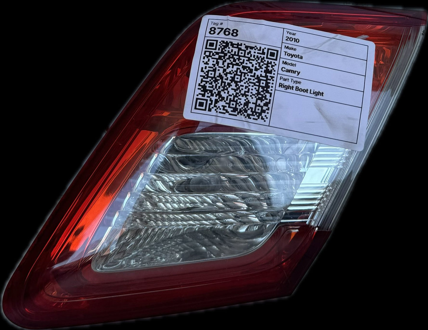 2010 Toyota Camry XV40 Sedan Right Boot Light