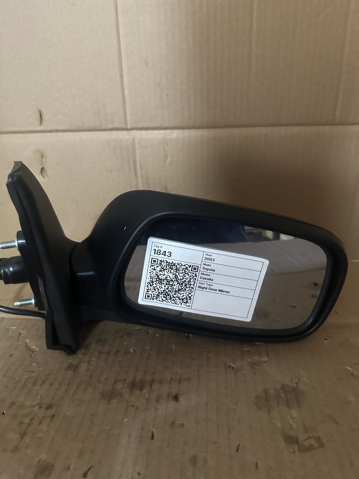 2003 Toyota Corolla E210 Hatchback Right Door Mirror 01-5813