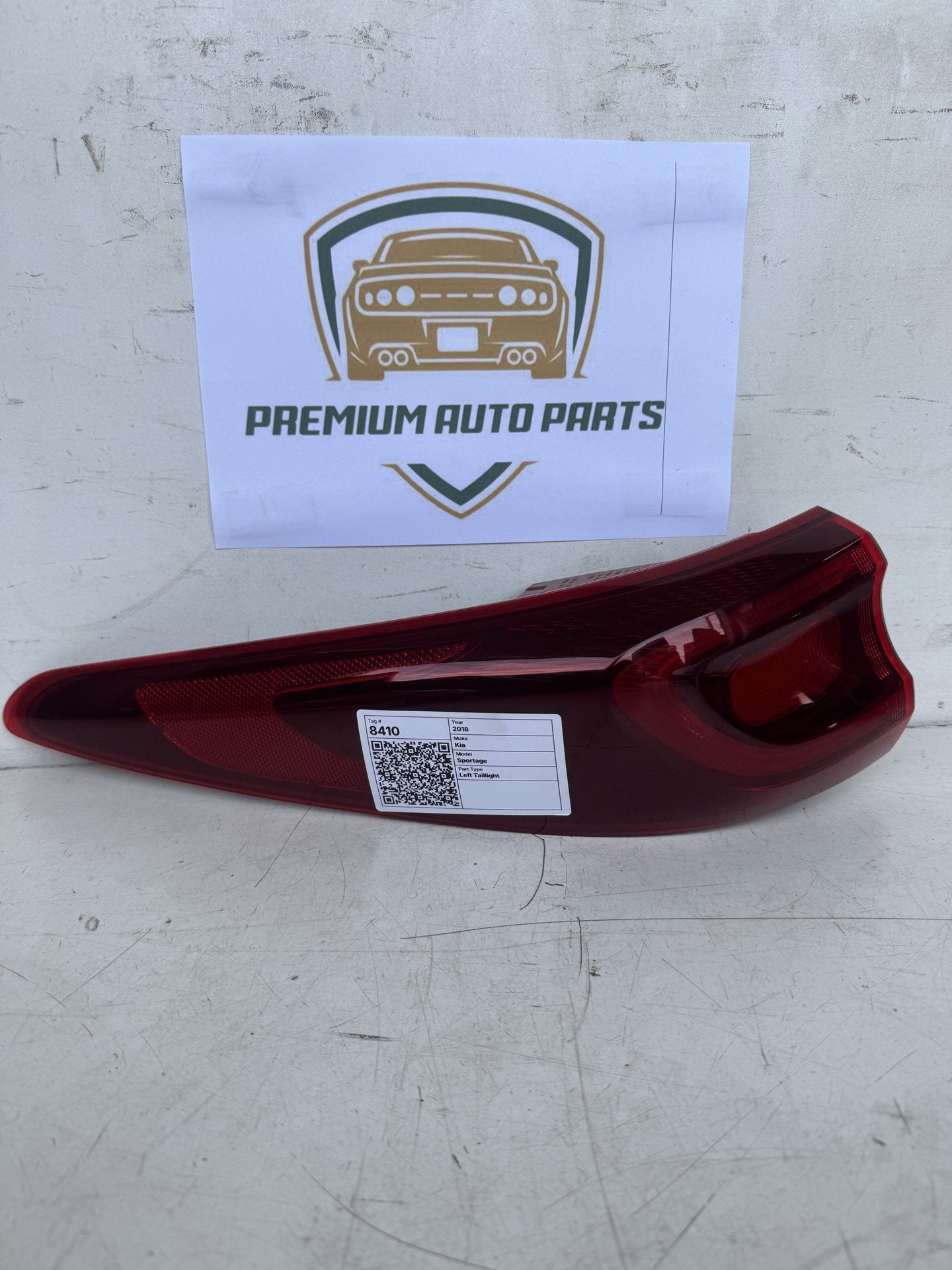 2018   Left Taillight