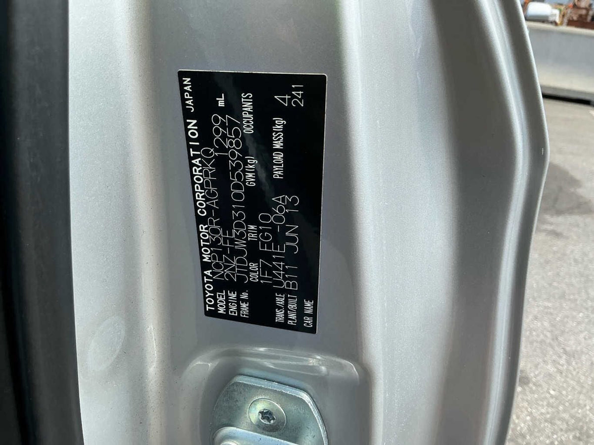 2013 Toyota Yaris YR P130