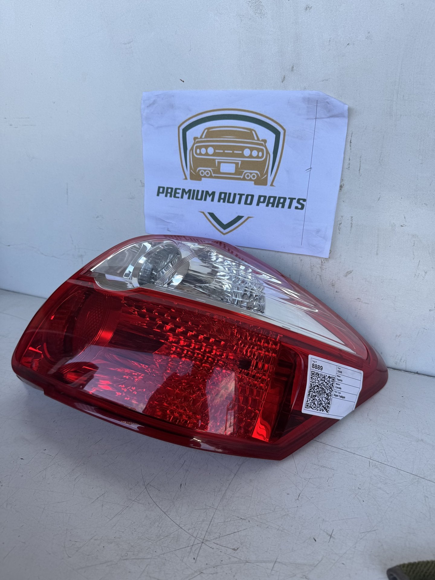 2008 Toyota Corolla Right Taillight
