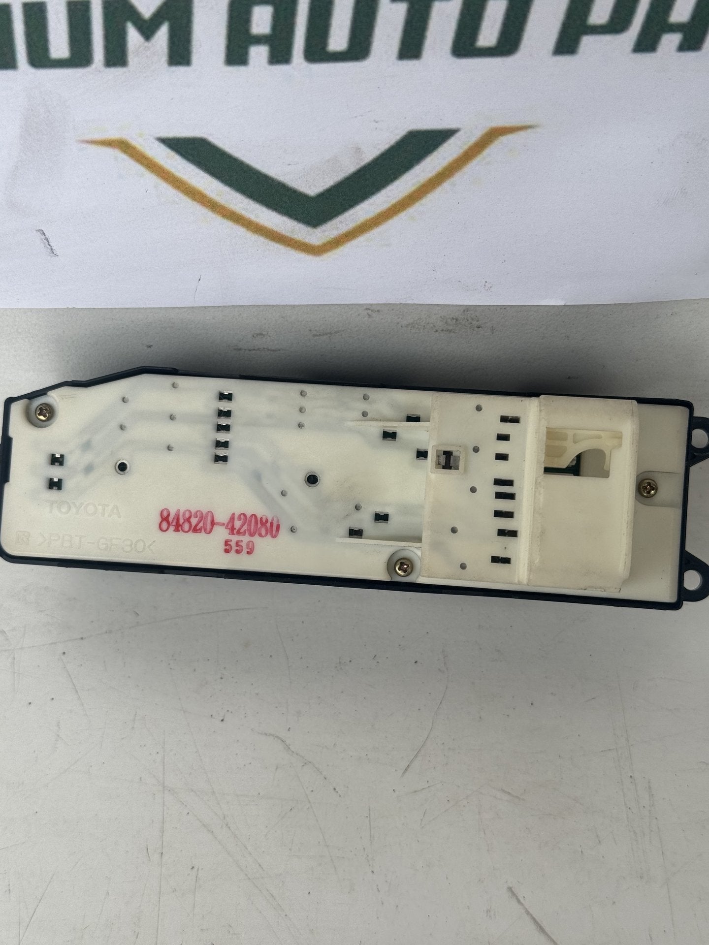 2002   Master Power Window Switch