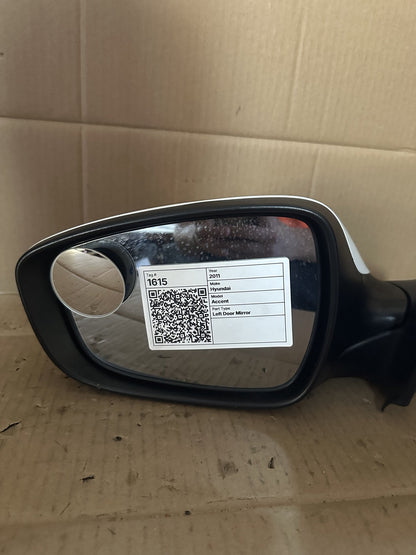 2011 Hyundai Accent LC Hatchback Left Door Mirror 027492
