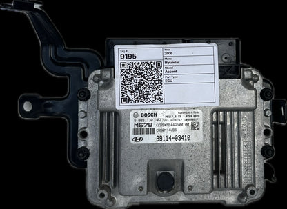 2016 Hyundai Accent Sedan ECU 39114-03410