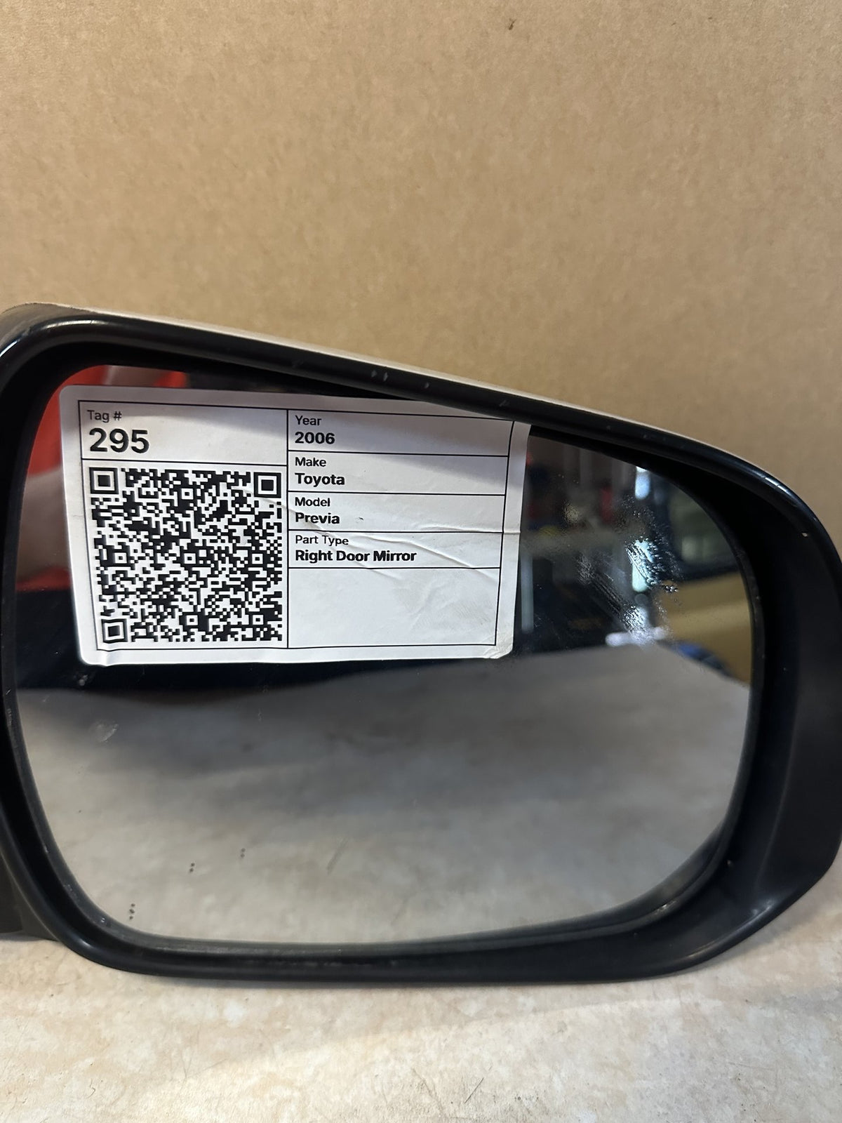 2006 Toyota Previa Station Wagon Right Door Mirror 022516