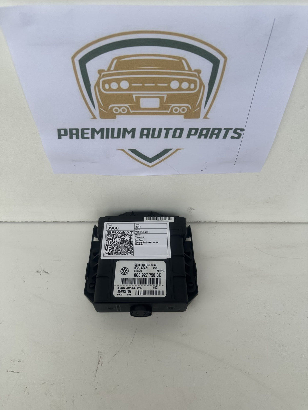 2010-2018 Volkswagen Touareg MK2- 7P SUV Transmission Control Module 0C8927750CE