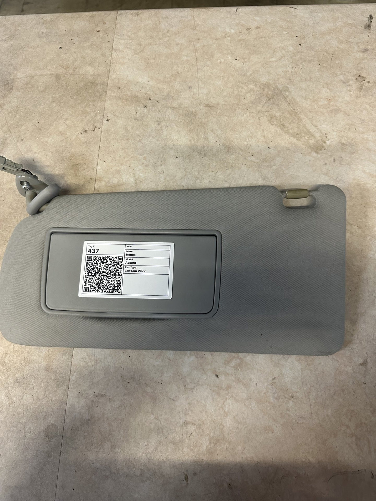 2008-2015 Honda Accord Sedan Left Sun Visor