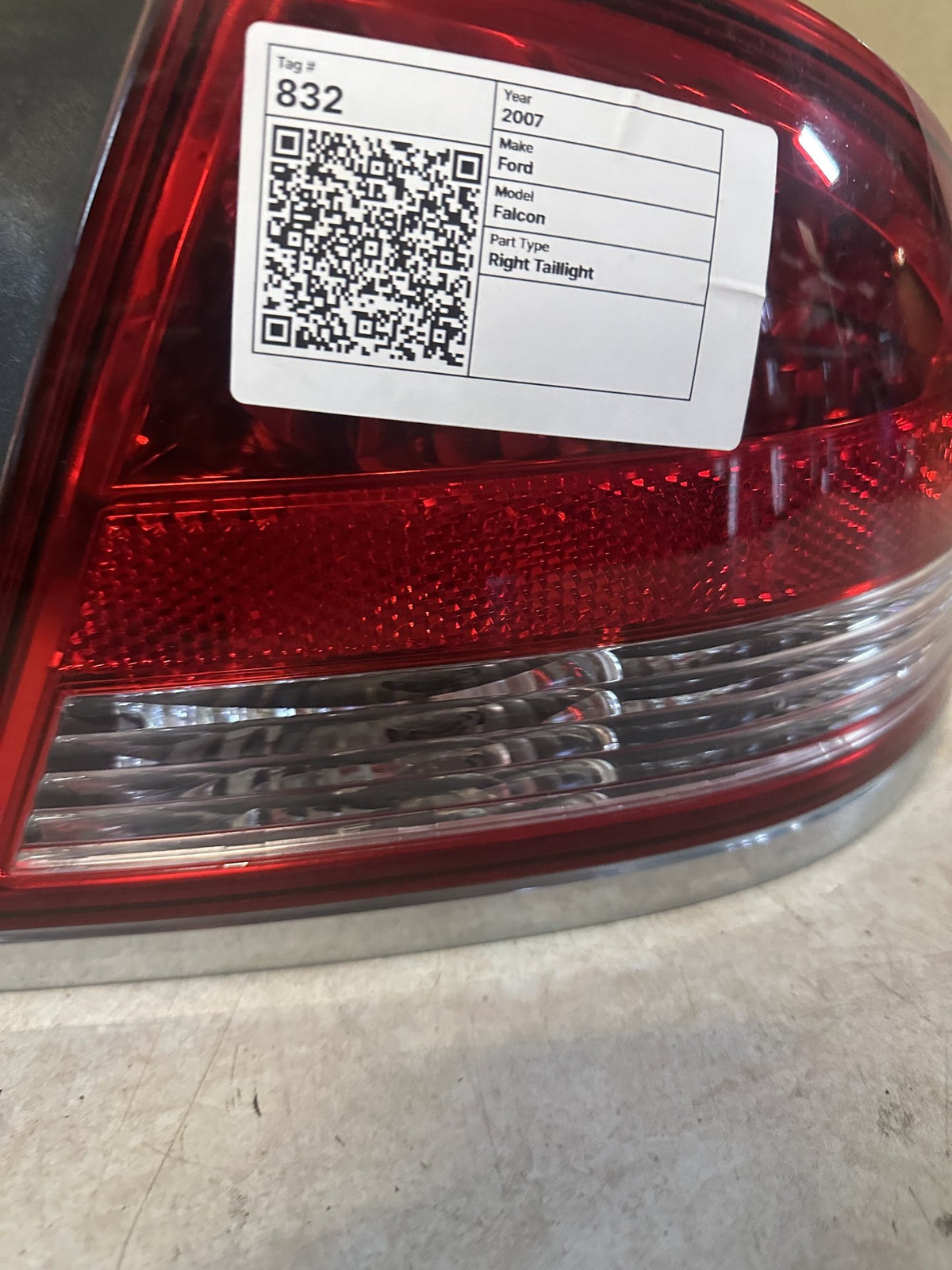 2006-2008 Ford Falcon XR6 BF - Right Taillight