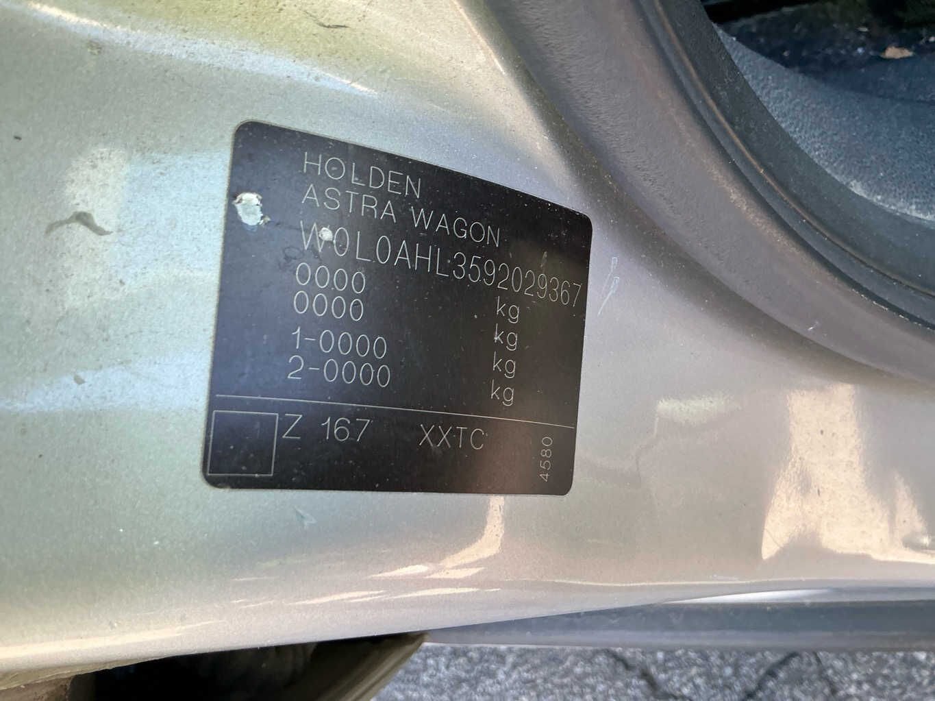 2009 Holden Astra CD AH