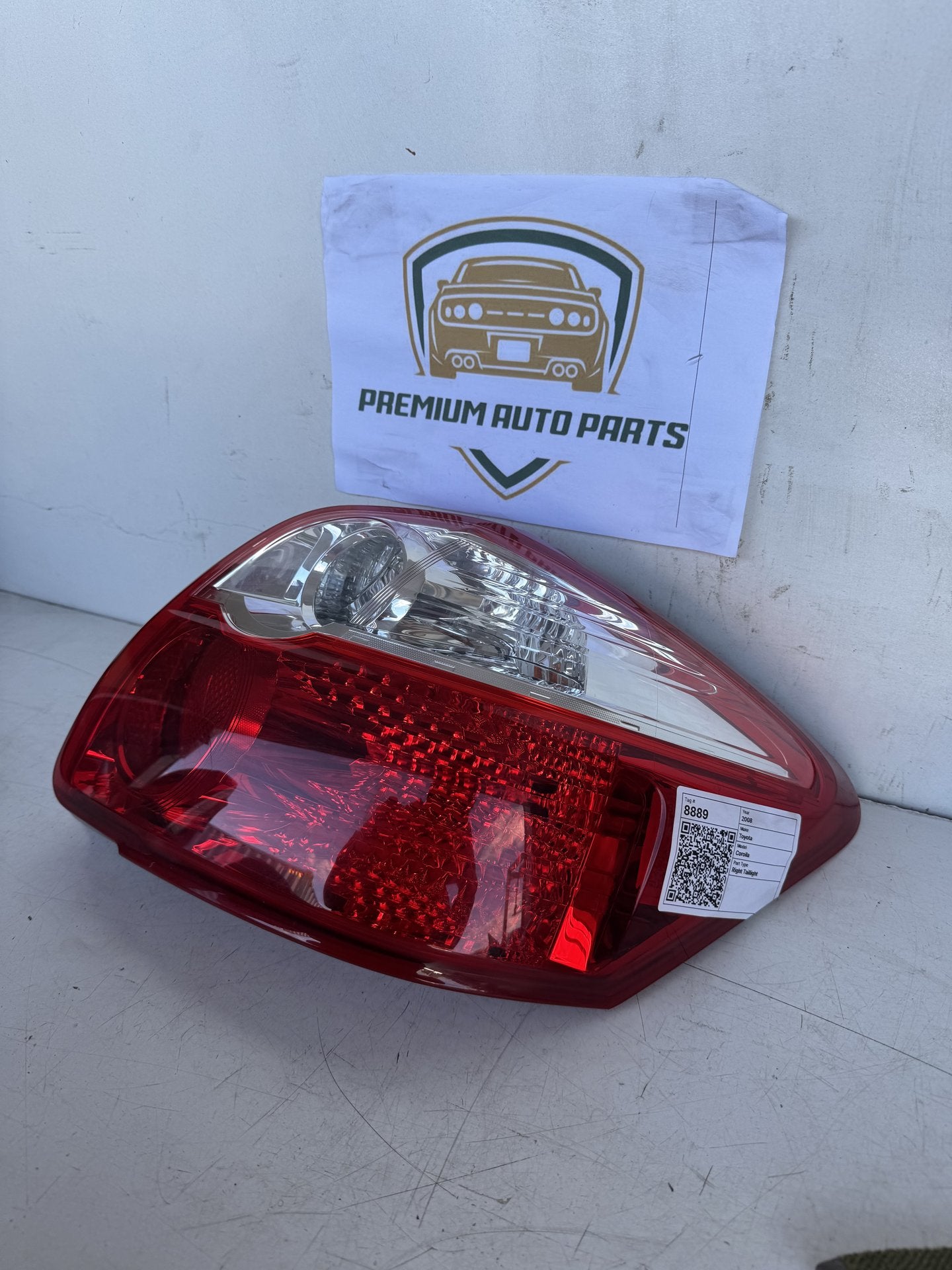 2008 Toyota Corolla Right Taillight