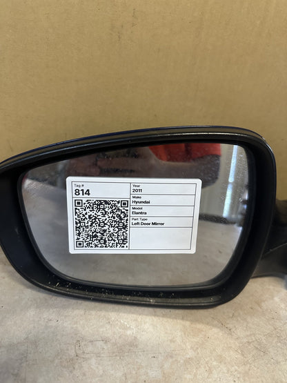 2011 Hyundai Elantra MD Sedan Left Door Mirror 023404