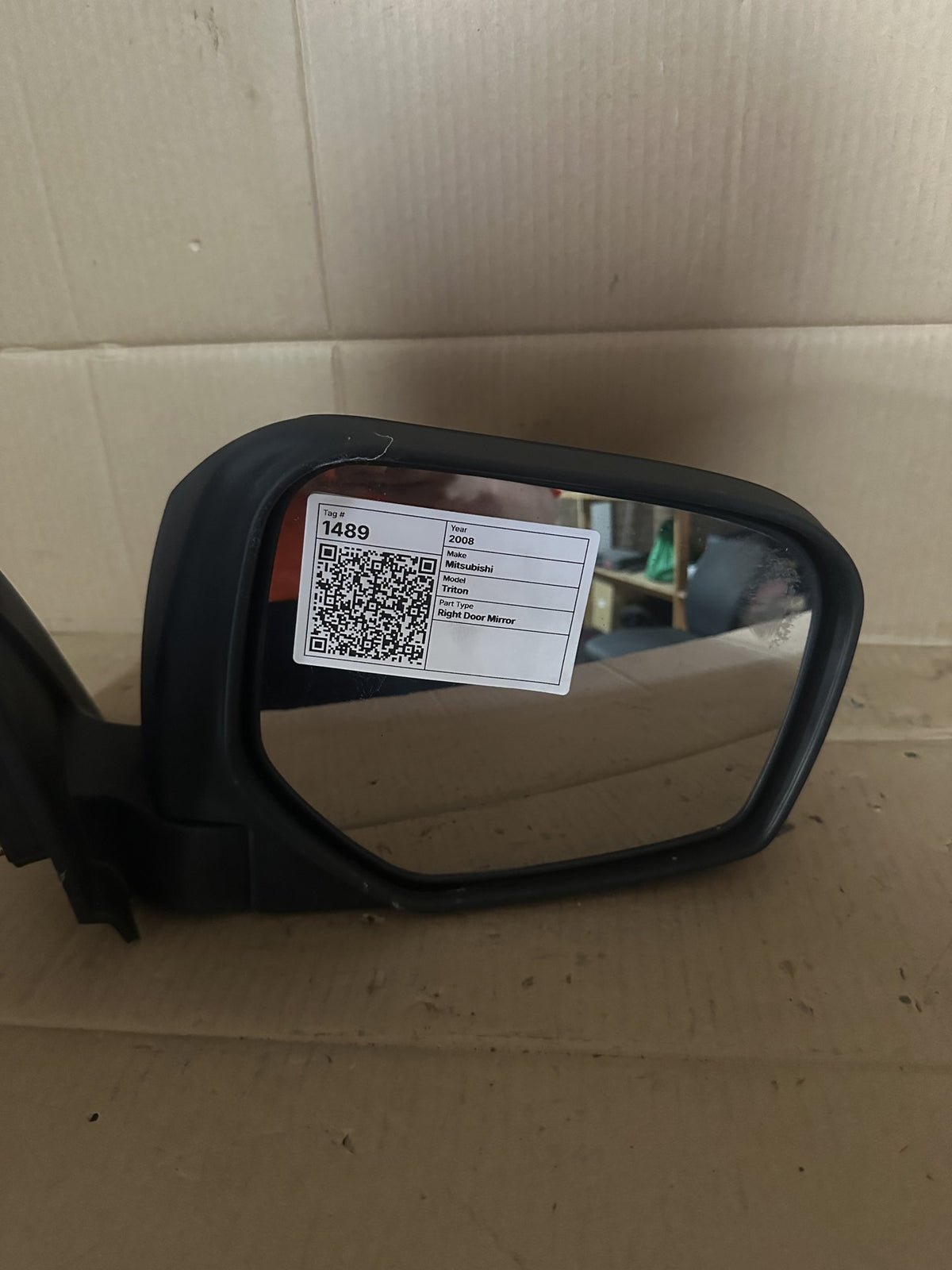 2006-2008 Mitsubishi Triton KB*T Crew Cab Pickup Right Door Mirror 012293