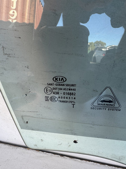 2020   Right Front Door Window