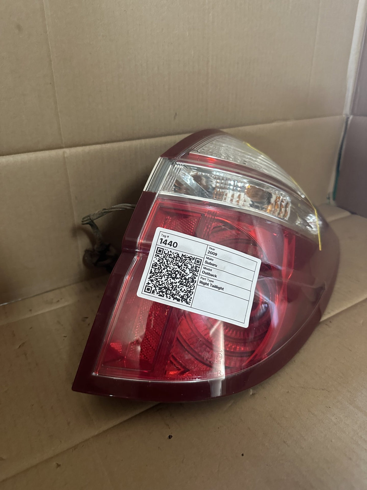 2009 Subaru Outback Outback Station Wagon Right Taillight 22020952