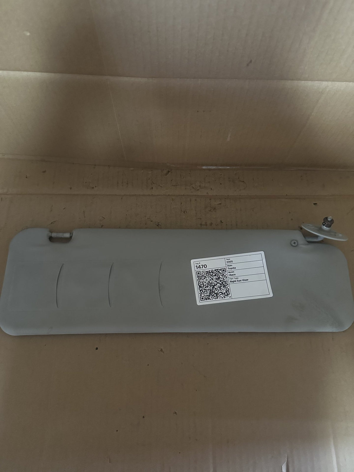 2005-2015 Toyota Hiace V H200 LWB TRH201 - Right Sun Visor