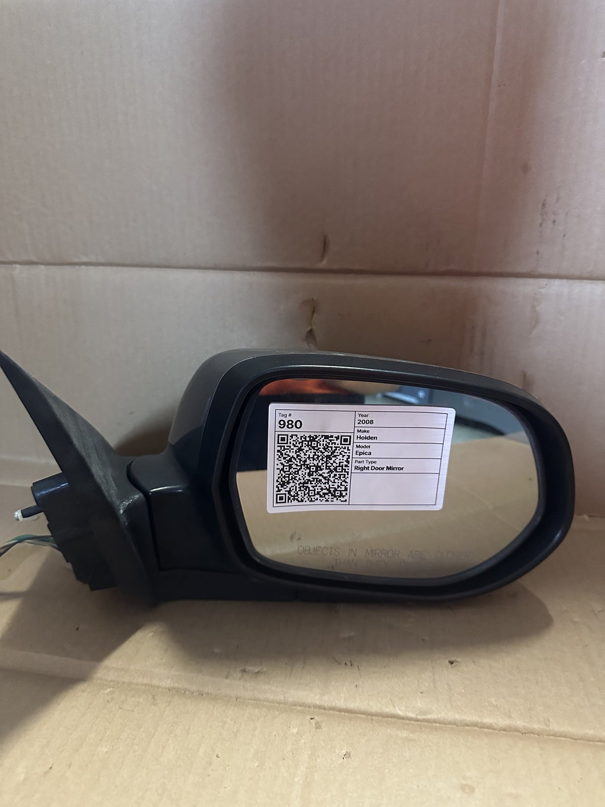 2008 Holden Epica Epica Right Door Mirror 012514