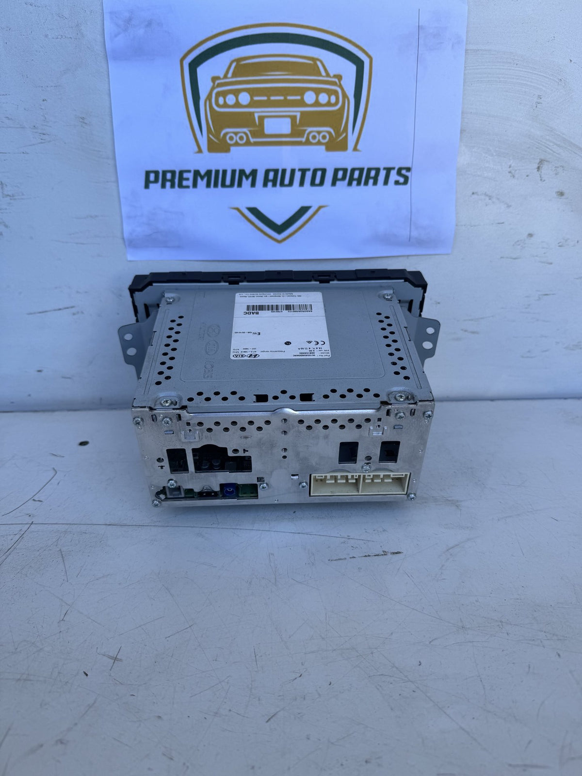 2018 Kia Carnival YP Station Wagon Stereo Head Unit 96160A9AD0WAC