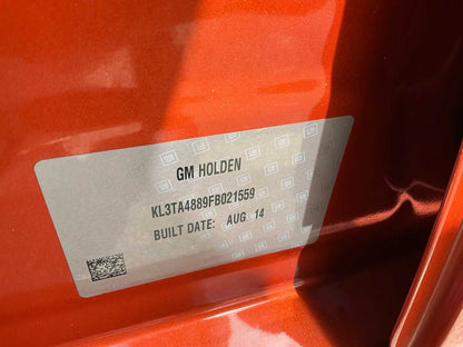 2014 Holden Barina RS TM