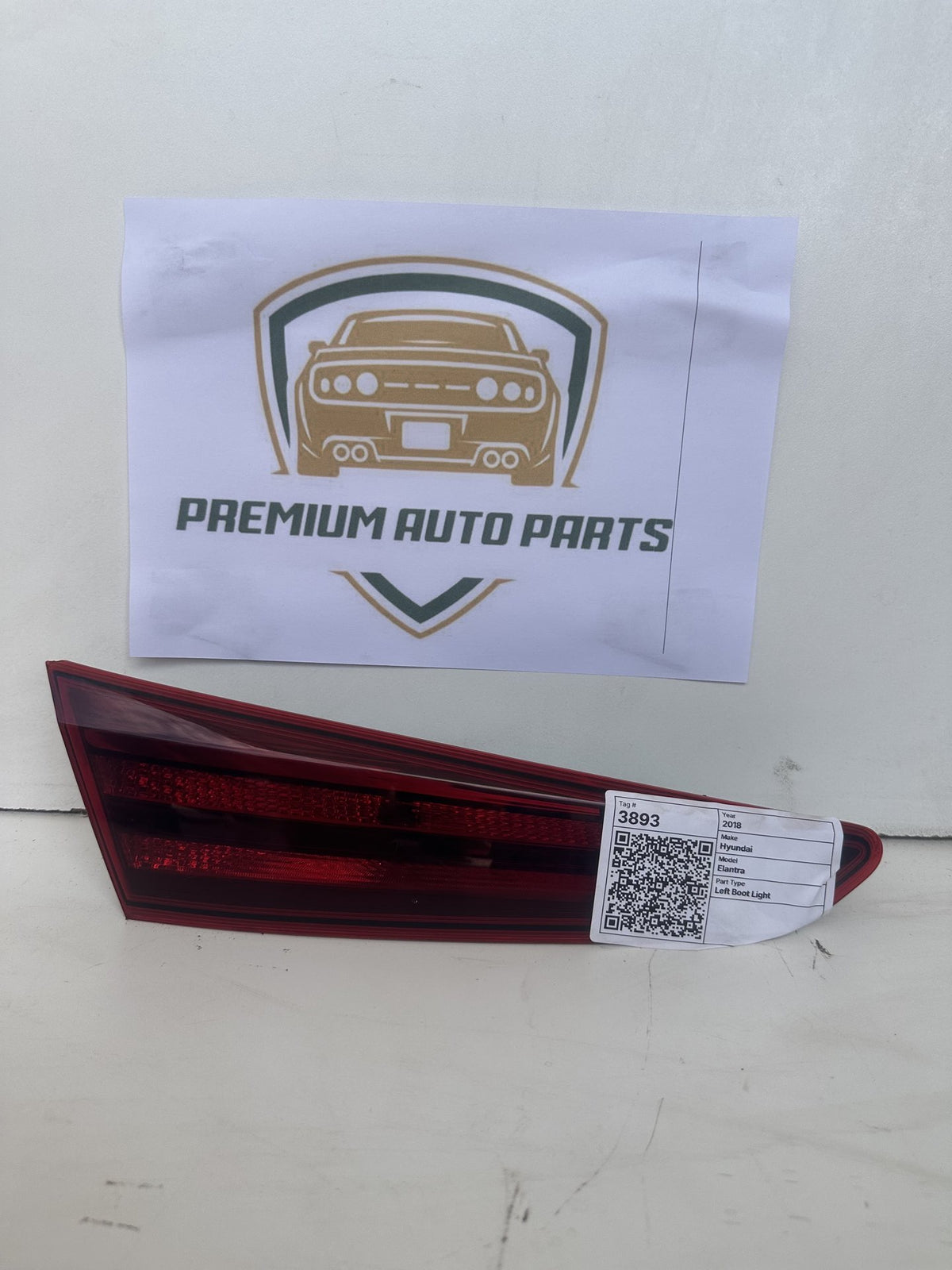 2018 Hyundai Elantra Sedan Left Boot Light 92403-F25