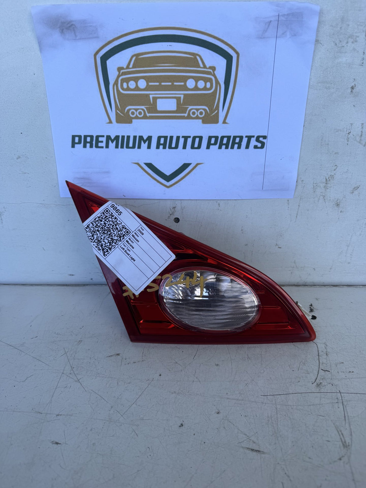 2009 Nissan Murano Z51 Station Wagon Left Boot Light