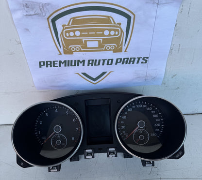 2010 Volkswagen Golf MK6- 5K Station Wagon Instrument Cluster